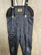 Vintage Refrigiwear Bibs Overalls 345 Insulated Overalls Mens Medium Made USA