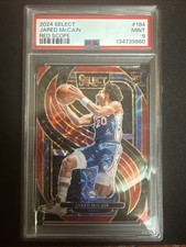 2024-25 Panini Select - Premier Level Jared McCain #184 Red Scope Prizm /249  