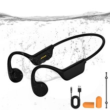 Swimming Bone Conduction Headphones, IPX8 Open Ear Headphones Bluetooth 5.4 W...