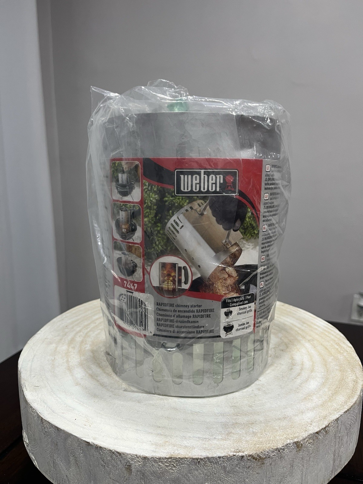 Weber Rapidfire Chimney Starter 7447 Grill BBQ Charcoal Heav