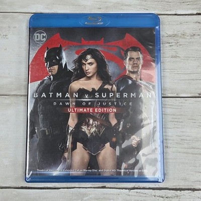 Batman v Superman Dawn of Justice Ultimate Edition Blu-ray Disc New Sealed