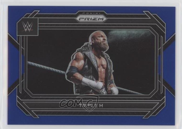 2023 Panini Prizm WWE Blue Prizm 51/199 Triple H #71 ow3