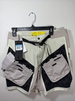 $200 Nike Tech ISPA Modular Pocket Shorts Light Bone ACG FV4895-072 Medium
