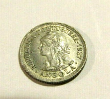 1927 Angola 5 Centavos Coin
