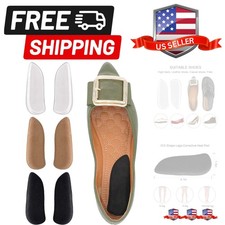s Orthopedic Medial  Lateral Heel Wedge Gel Insoles for Supination  Pronati...