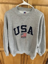Vintage Russell Athletic USA Sweatshirt XL Gr...