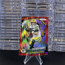 2025 Panini Prizm - Tucker Kraft #127 Green Bay Packers Red Flash Prizm Football