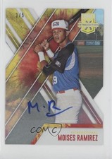 2017 Elite Extra Edition Status Tie-Dye Die-Cut 3/5 Moises Ramirez #165 Auto 2id