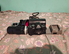 Olympus OM-D E-m10 Mark III Mirrorless Camera w/ Charger Battery Lens Adapters