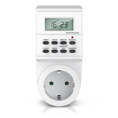 Bearware  Digitale Zeitschaltuhr mit LCDDisplay  3680W  8 Programme  Zufallss...