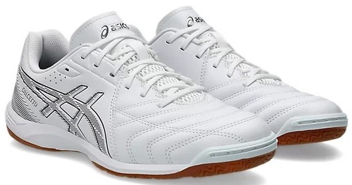 Asics Futsal Turf Shoes CALCETTO WD 9 TF White/Gunmetal 1113A038