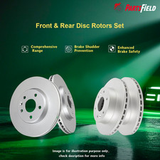 Full Set Front&Rear Disc Rotors for Mazda CX-30 DM 2019-2025