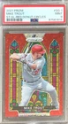 2021 Prizm Mike Trout Stain Glass Red Donut Circles /99 PSA 9