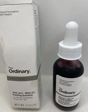 The Ordinary Chemical Peeling Solution 1 Oz AHA 30% BHA 2% Facial Exfoliate NIB