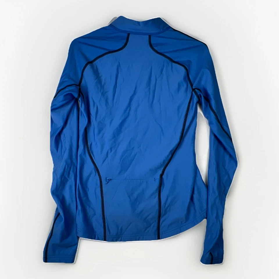 GORE Bike Wear Blue Long Sleeve Jacket Size Medium Cycling With Back Pocket - Image 2 of 4