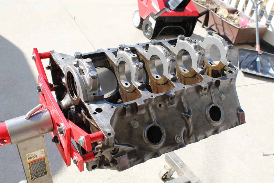 1966 庞蒂亚克 GTO 389 SR 块发动机加工带 093 头曲柄准备建造 — 第 2/4 张图片