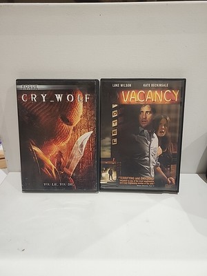 Cry Wolf & Vacancy (Horror Dvd Films Set Of 2 Lot)