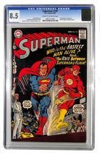 Superman #199 CGC 8.5 1st Superman vs Flash Race JLA Jim Shooter (XO) 164