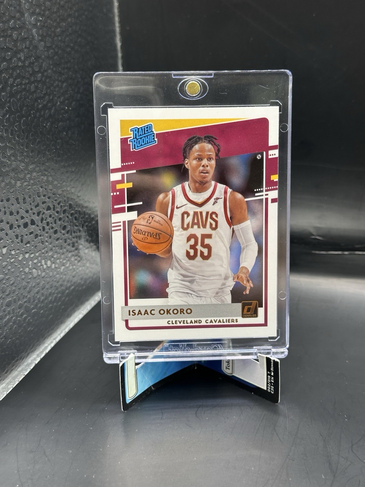 2020-21 Donruss Rated Rookie Isaac Okoro RC #203 Cleveland Cavaliers