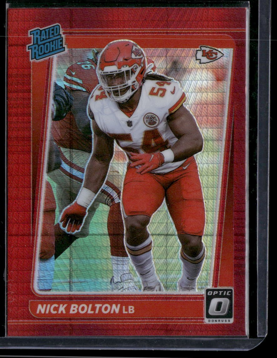 Nick Bolton Panini Donruss Optic #275 Red Hyper