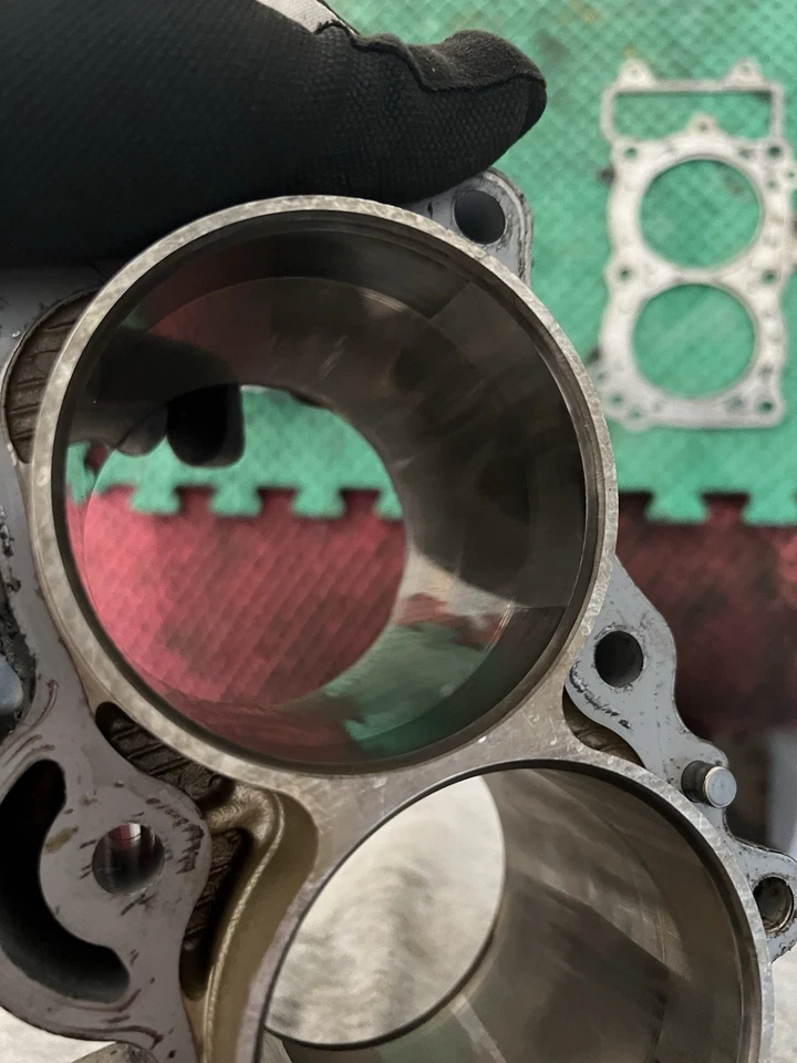 2007 06-08 Kawasaki Ninja 650R EX650R Cylinder Barrel Jug Piston Engine Motor - Image 4 of 4