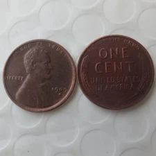 1909-S Lincoln Wheat Cent Penny Rare Sought---As shown in the figure
