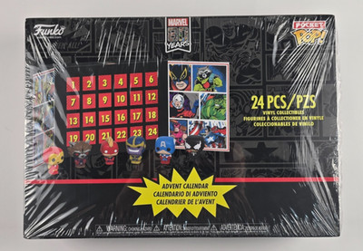 Marvel Funko Pocket Pop Advent Calendar - 24 Piece Complete Set & Box 80 Years.