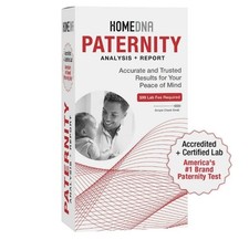 HomeDNA PATERNITY Analysis Report Accuracy Guaranteed SEALED FREE SHIPPING