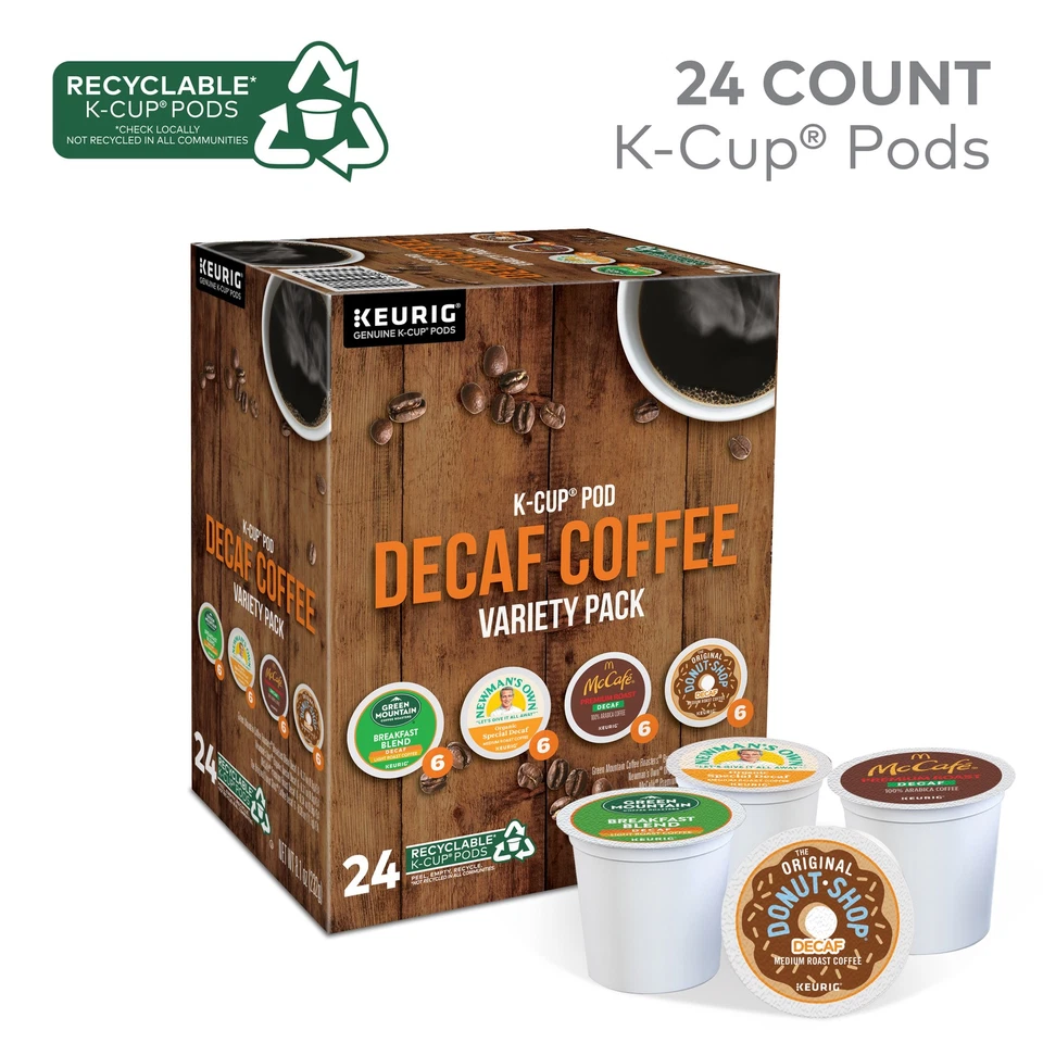 Keurig Decaf Coffee Variety Pack, Keurig K-Cup Pods, 96 Count - Image 3 of 3