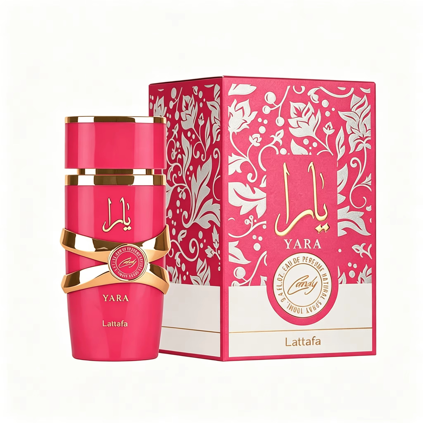 Lattafa Yara Candy Eau de Parfum Spray for Women 3.4 oz / 100 ml - New in Box