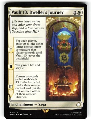 Vault 13: Dweller's Journey #26 (NM) (Non-Foil) (R) (PIP) Magic MTG
