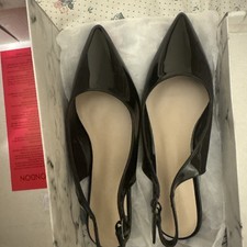 XY London (Debenhams) Sling Back Black Shoes