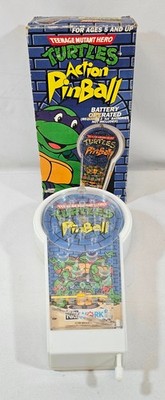 Vintage Kid Works Teenage Mutant Hero Turtles Action Flipper Spiel 1990 OVP