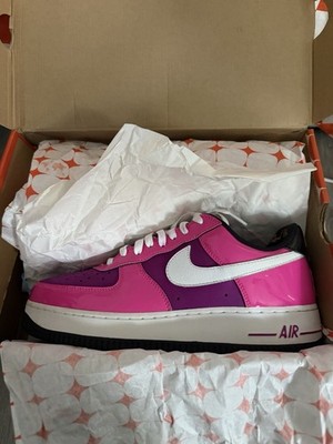 Nike Air Force 1 Low Patent Leather World Tour Las Vegas FV6150-600 Mens 9 Pink