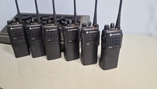 6x Motorola GP340 UHF 403 - 470 Mhz Handfunkger&auml;t mit Ladeger&auml;t