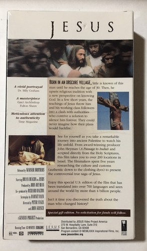 Jesus VHS MOVIE - FACTORY SEALED 9-11 Remembrance Edition - Picture 2 of 2