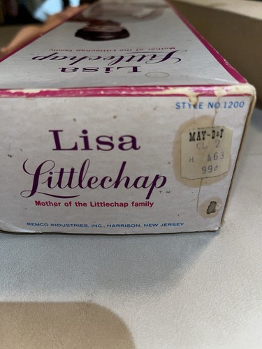 Vintage 1963 SEARS LISA LITTLECHAP Doll (Mother) #1200 Remco W/box - Picture 13 of 22