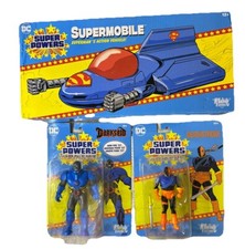 McFarlane Toys DC Super Powers Supermobile & BAT WING Action Figure Sealed NIB