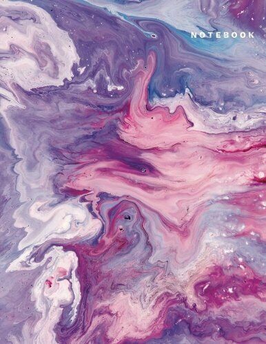 Purple Marble Composition Notebook Large Unruled Journal-image