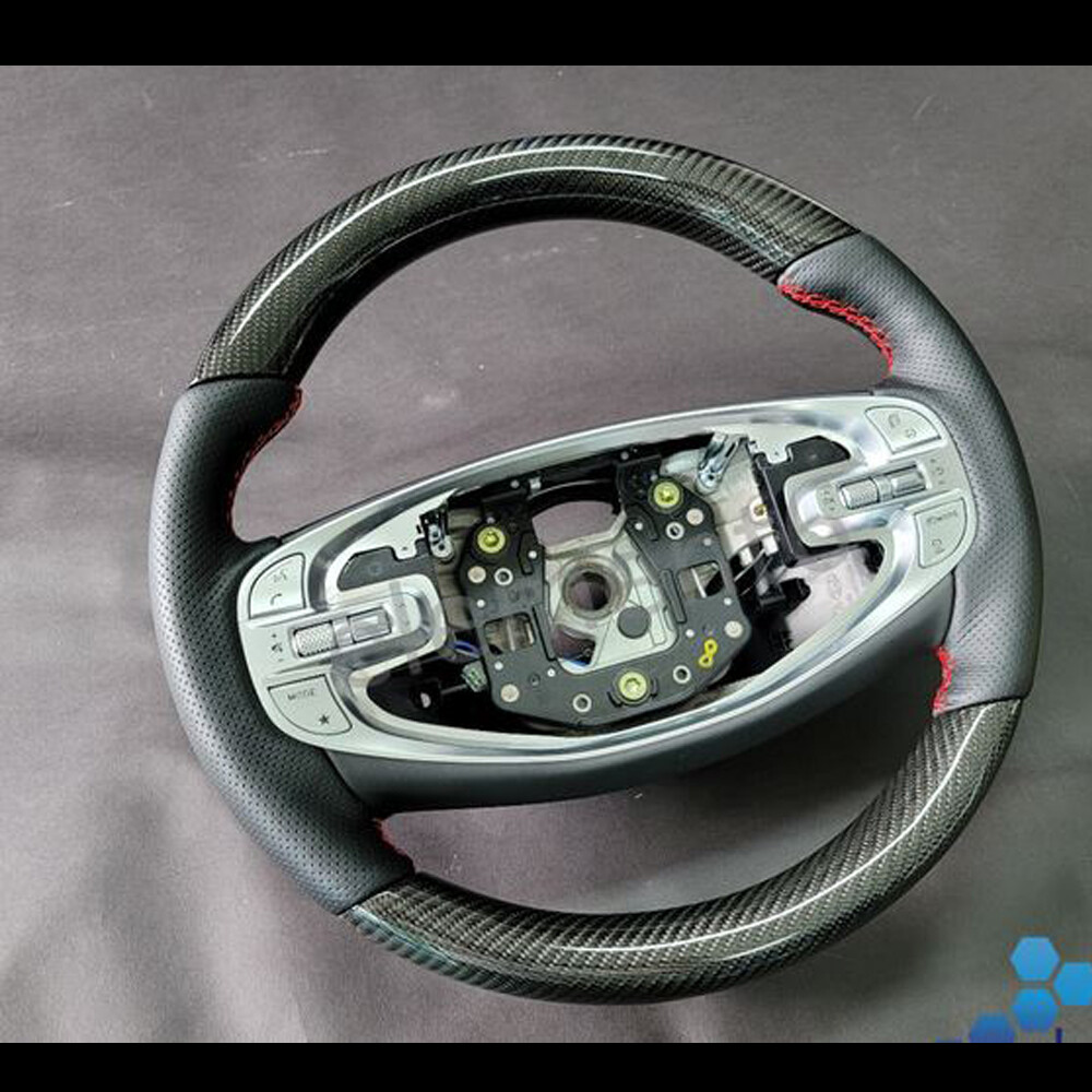 Real Carbon Fiber Steering wheels For Hyundai Genesis GV80 20212022 eBay