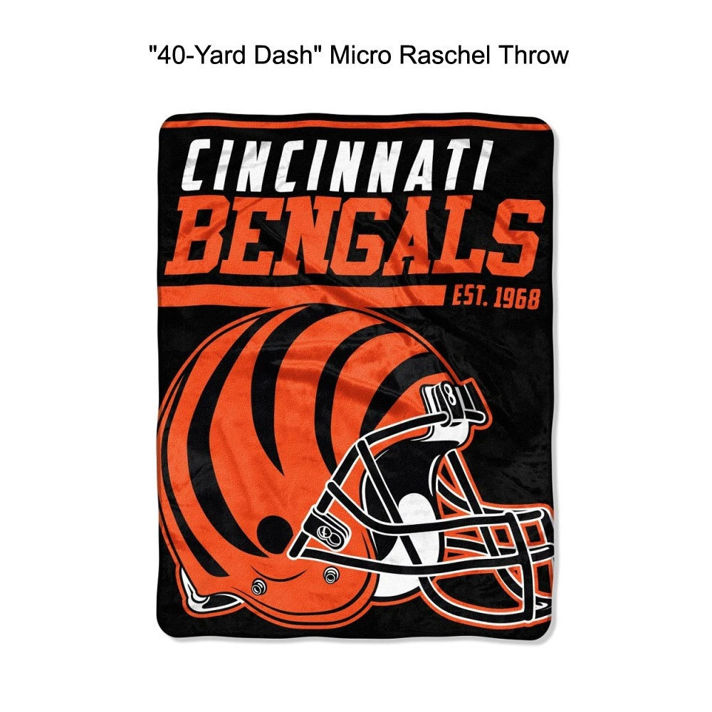 Pick Your Team Dash Micro Raschel Throw Blanket