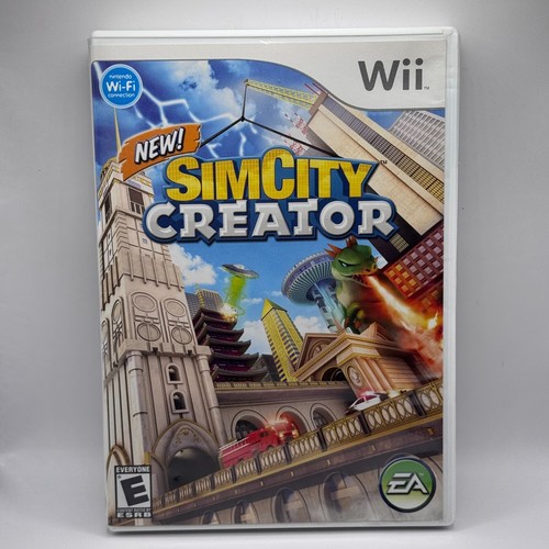 SimCity Creator (Nintendo Wii, 2008) komplett CIB mit Handbuch