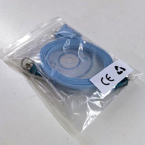 Cisco Console Serial Cable Rj45 to Db9 & Rs232 USB CAB Stack 