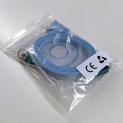 Cisco Console Serial Cable Rj45 to Db9 & Rs232 USB CAB Stack  