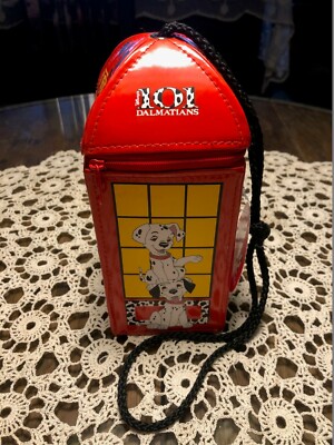 Vtg. Disney 101 Dalmatians TELEBONE Purse-Phone Booth Shape-New With Tag-RARE