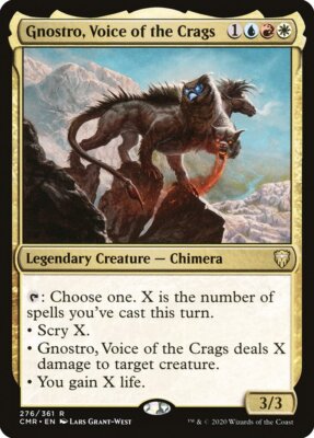 Gnostro, Voice of the Crags [Commander Legends] Magic MTG