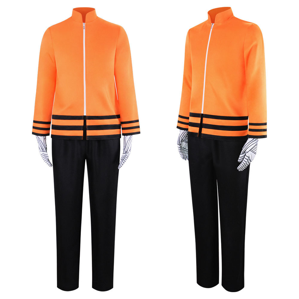 Boruto Seventh Hokage Uzumaki Naruto Cosplay Full Set Jacket Halloween  Costume