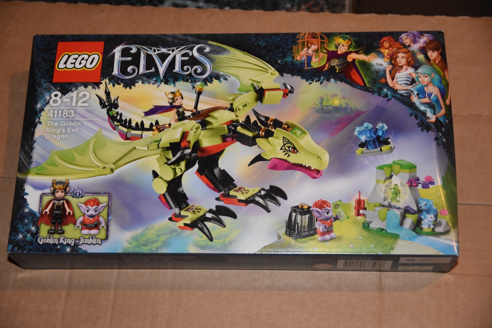 lego elves goblin king dragon