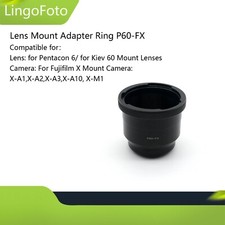 Lens Adapter for Pentacon 6 for Kiev 60 Mount Lens to for Fujifilm FX Mount Cam