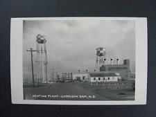Garrison Dam North Dakota ND Heating Plant Real Photo Postcard RPPC c1950